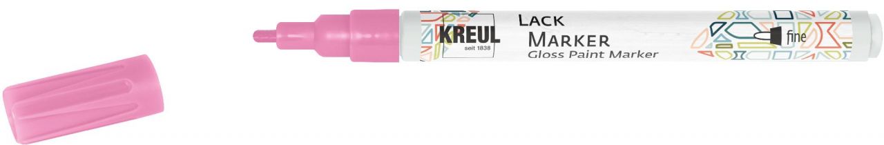 Kreul Lack Marker fine pink, 1-2 mm von Kreul