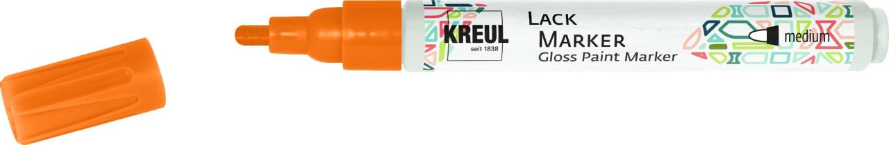 Kreul Lack Marker medium neon-orange, 2-4 mm von Kreul