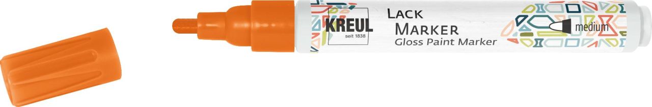 Kreul Lack Marker medium orange, 2-4 mm von Kreul