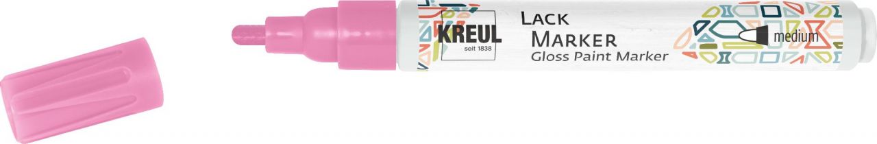Kreul Lack Marker medium pink, 2-4 mm von Kreul