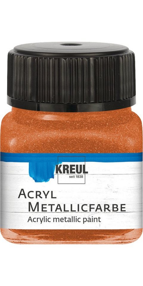 Kreul Metallglanzfarbe Acryl Metallicfarbe, 20 ml von Kreul