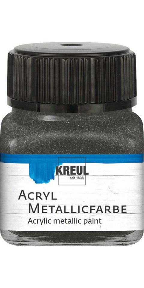 Kreul Metallglanzfarbe Acryl Metallicfarbe, 20 ml von Kreul