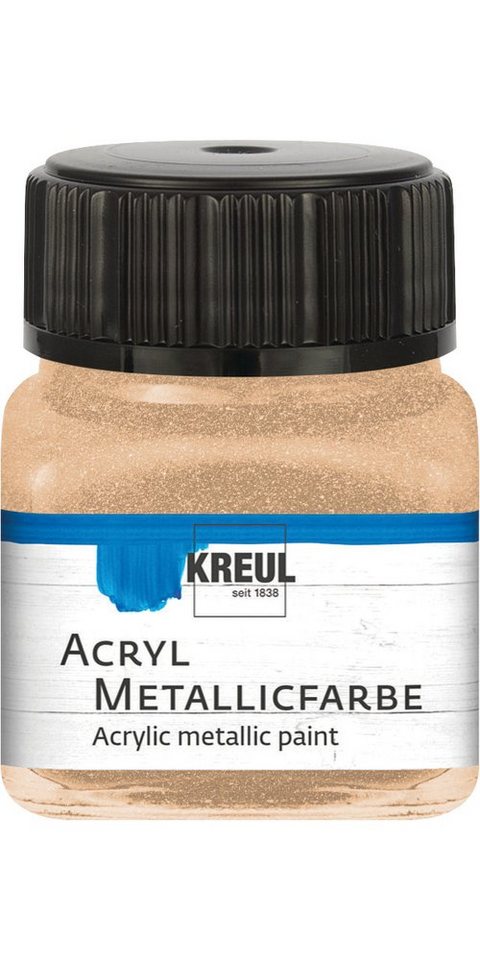 Kreul Metallglanzfarbe Acryl Metallicfarbe, 20 ml von Kreul