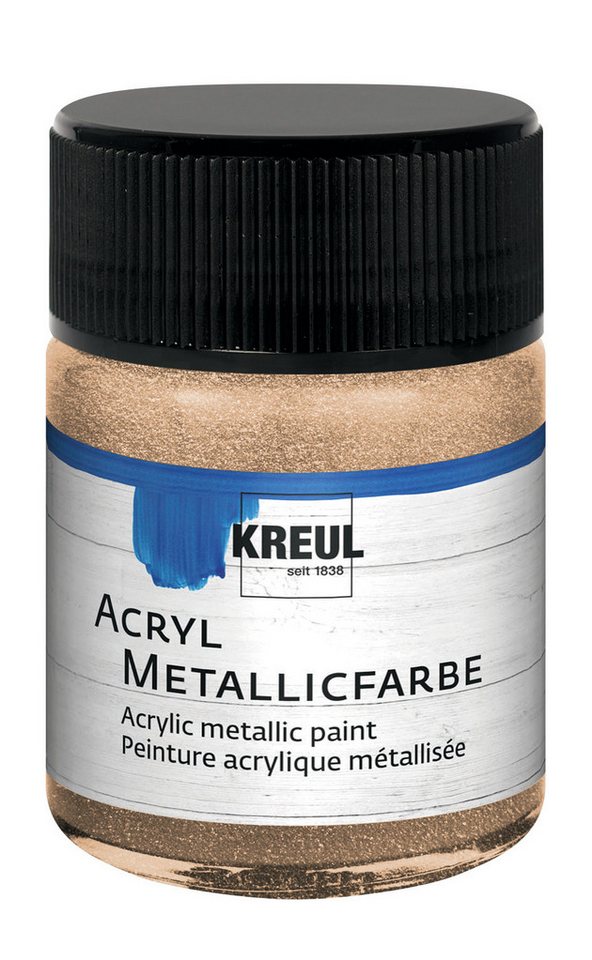 Kreul Metallglanzfarbe Acryl Metallicfarbe, 50 ml von Kreul