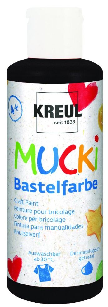 Kreul Mucki Bastelfarbe schwarz 80 ml Kreul Mucki Bastelfarbe schwarz 80 ml von Kreul