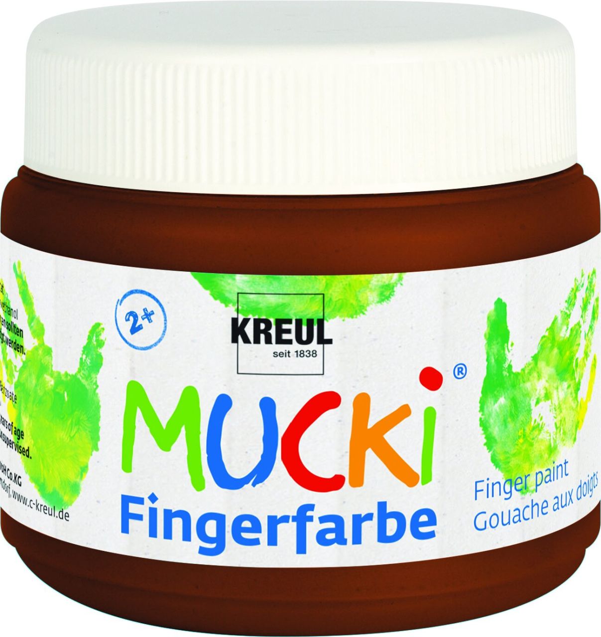 Kreul Mucki Fingerfarbe braun 150 ml von Kreul