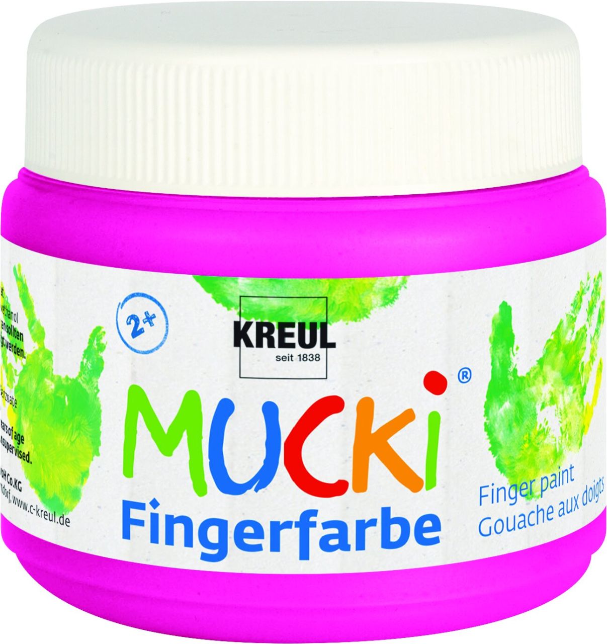 Kreul Mucki Fingerfarbe pink 150 ml von Kreul
