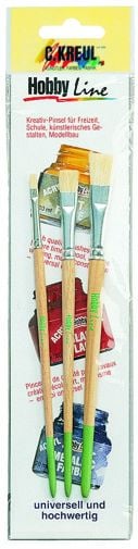 Kreul Pinsel Schule und Freizeit 3er Set Kreul Pinsel Schule und Freizeit 3er Set von Kreul