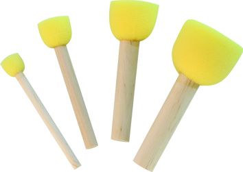 Kreul Schwammstupf-Pinsel 4er-Set Kreul Schwammstupf-Pinsel 4er-Set von Kreul