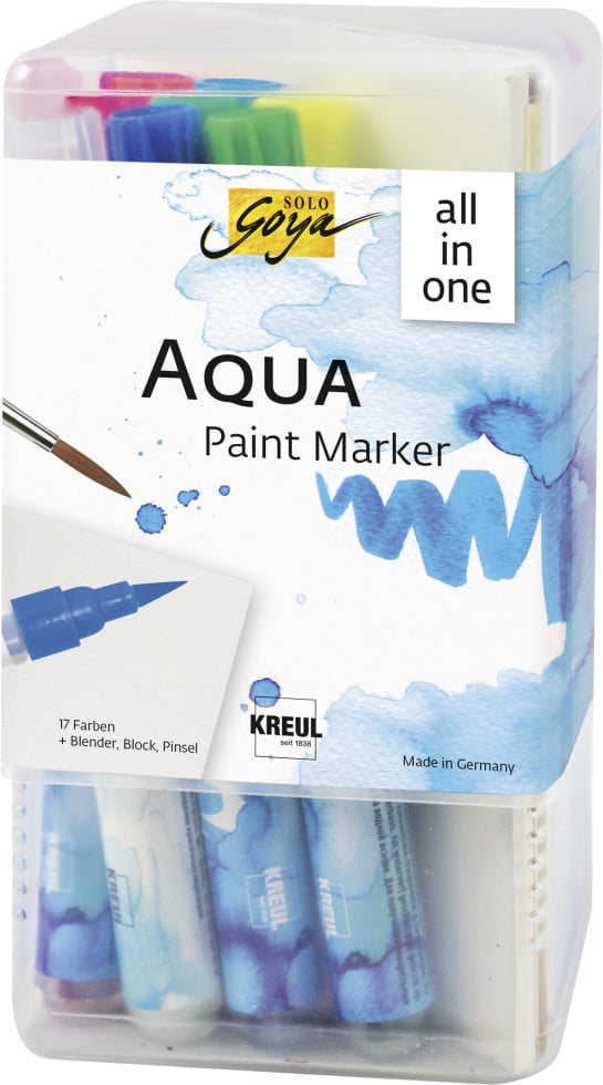 Kreul Solo Goya Aqua Paint Marker Powerpack All-in-one 17 Stifte Kreul Solo Goya Aqua Paint Marker Powerpack All-in-one 17 Stifte von Kreul