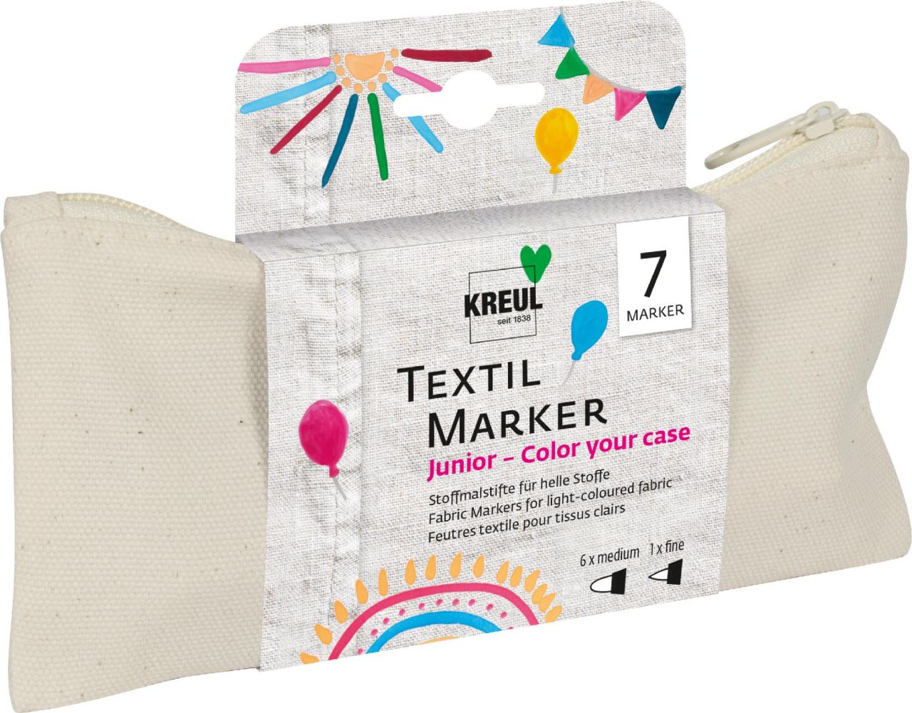 Kreul Textil Marker Junior Set Color your case Kreul Textil Marker Junior Set Color your case von Kreul