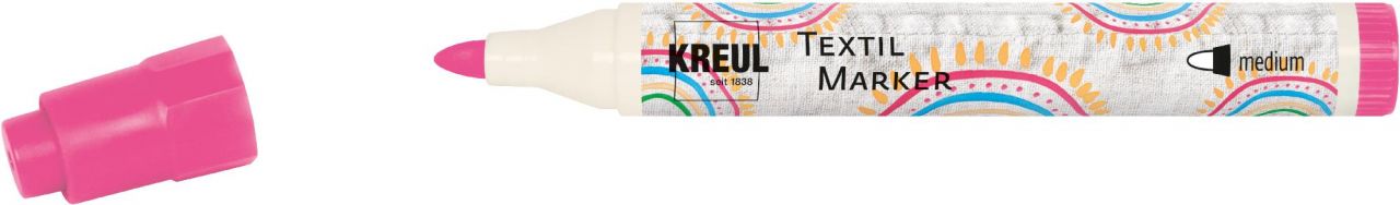 Kreul Textil Marker medium neonpink von Kreul