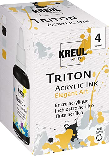 Kreul Triton Acrylic Ink 50 ml 4er Set Elegant Art Textilfarbe Kreul Triton Acrylic Ink 50 ml 4er Set Elegant Art Textilfarbe von Kreul