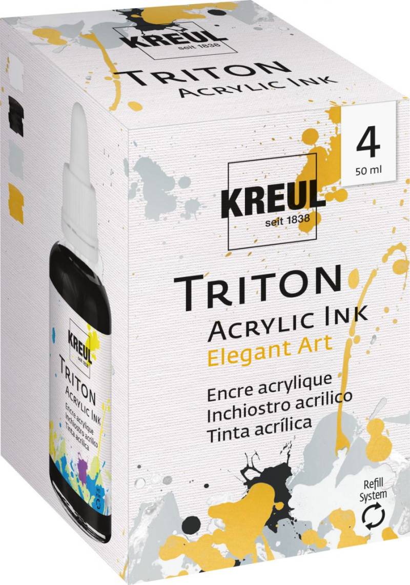 Kreul Triton Acrylic Ink 50 ml 4er Set Elegant Art von Kreul