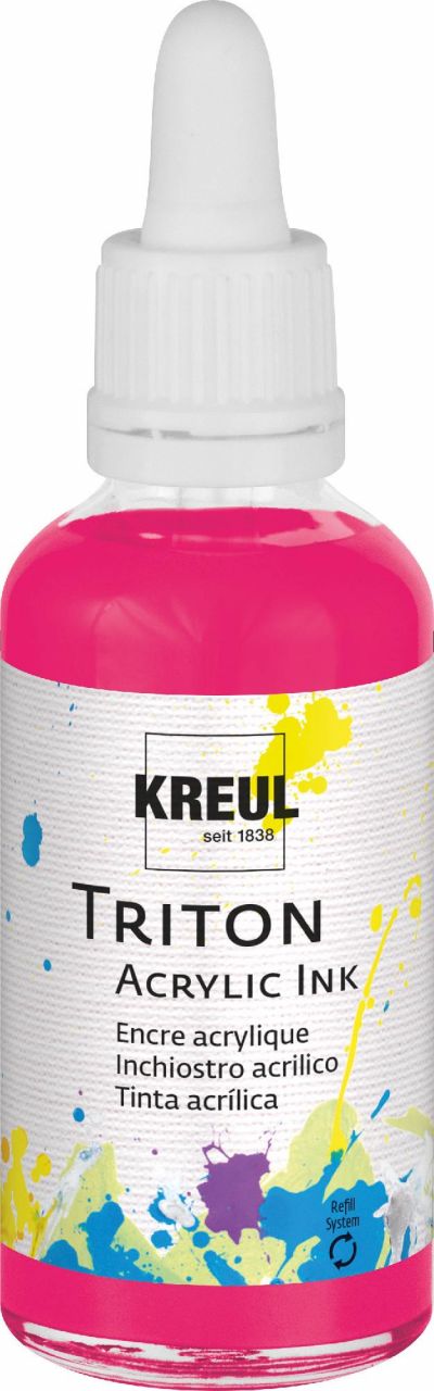 Kreul Triton Acrylic Ink Fluoreszierend pink 50 ml von Kreul