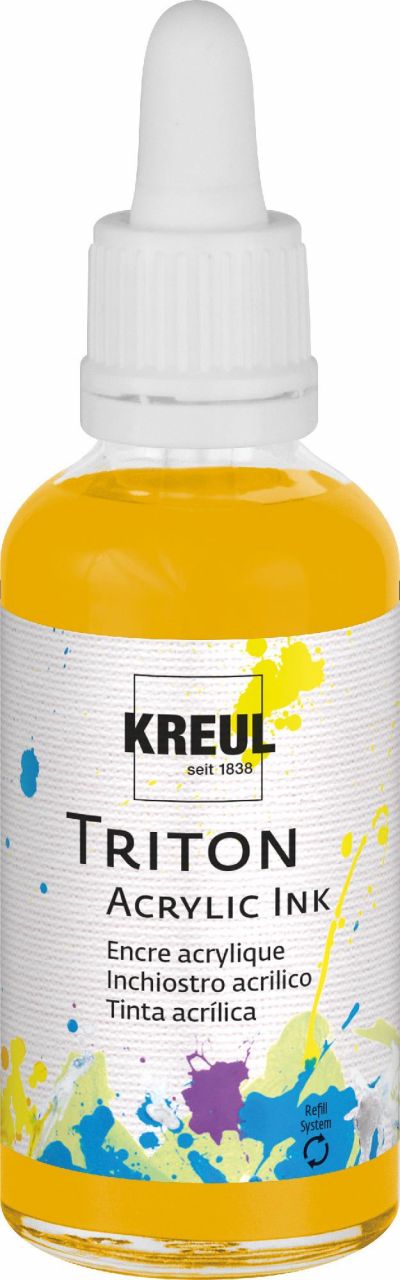 Kreul Triton Acrylic Ink gold 50 ml von Kreul