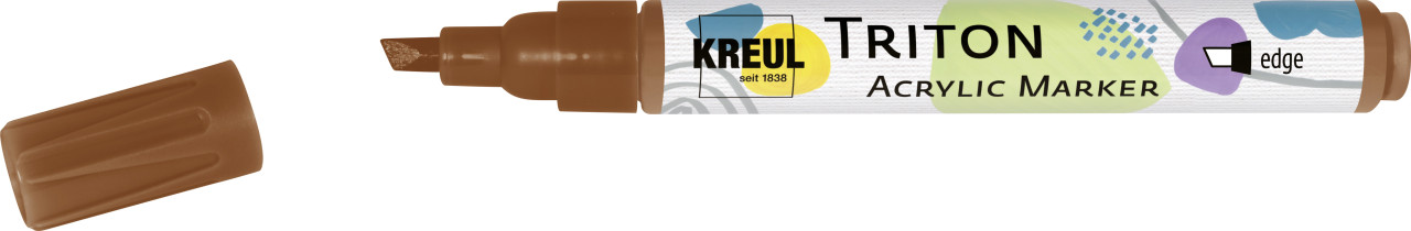 Kreul Triton Acrylic Paint Marker oxydbraun dkl. von Kreul