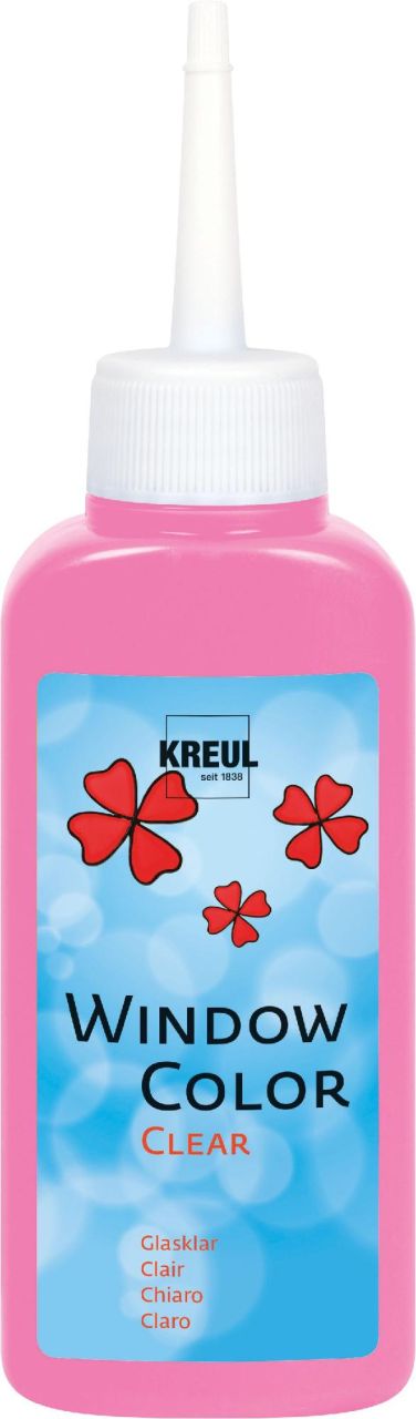 Kreul Window Color Clear rosa 80 ml von Kreul