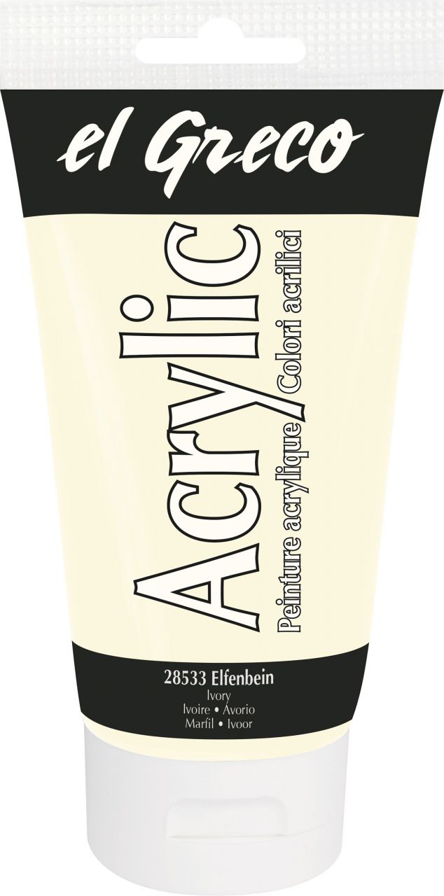 Kreul el Greco Acrylic Tube elfenbein 150 ml von Kreul