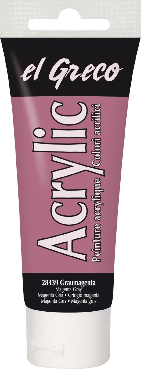 Kreul el Greco Acrylic Tube graumagenta 75 ml von Kreul