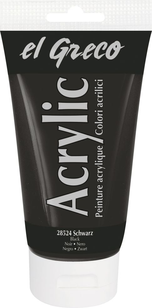 Kreul el Greco Acrylic Tube schwarz 150 ml Kreul el Greco Acrylic Tube schwarz 150 ml von Kreul