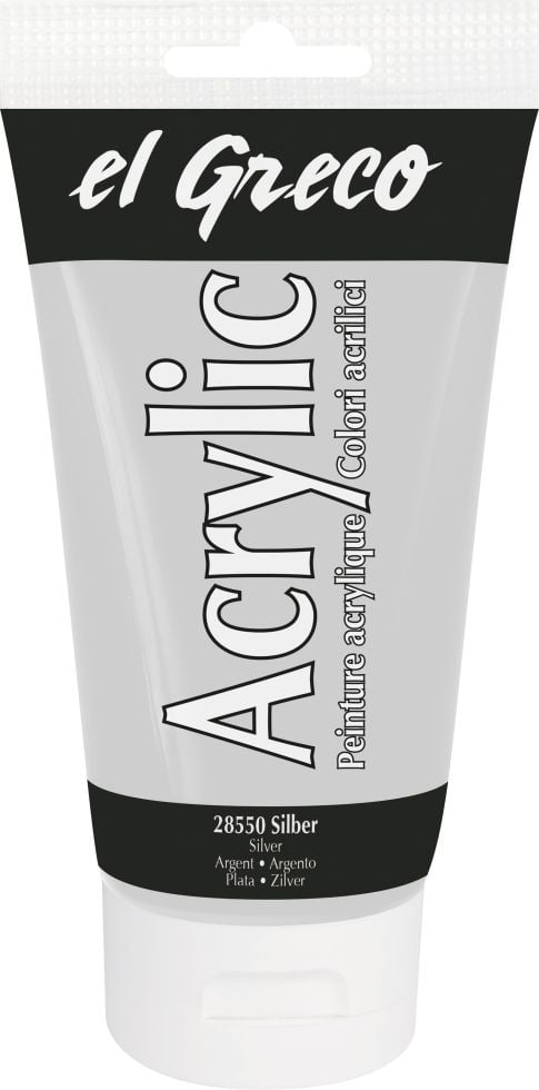Kreul el Greco Acrylic Tube silber 150 ml Kreul el Greco Acrylic Tube silber 150 ml von Kreul