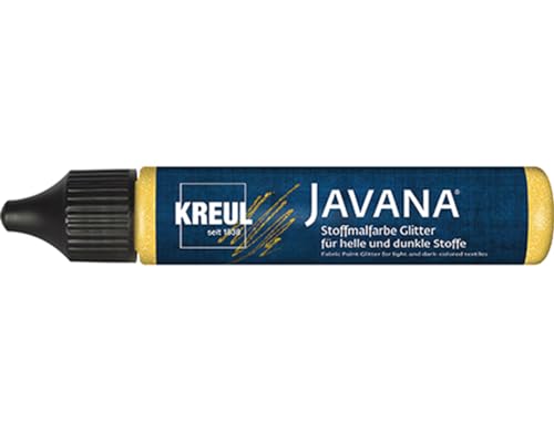 Stoffmalfarbe,Textil Glitter Pen 29 ml Glitter-Gold von Kreul