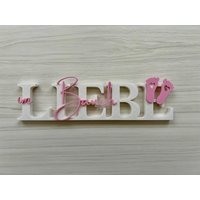 Liebe Im Bauch 3D Druck Schriftzug Geschenkidee, Schriftzug, Tisch, Schreibtischdekoration Liebe Im Bauch 3D Druck Schriftzug Geschenkidee, Schriftzug, Tisch, Schreibtischdekoration von KrimskramsIdeen