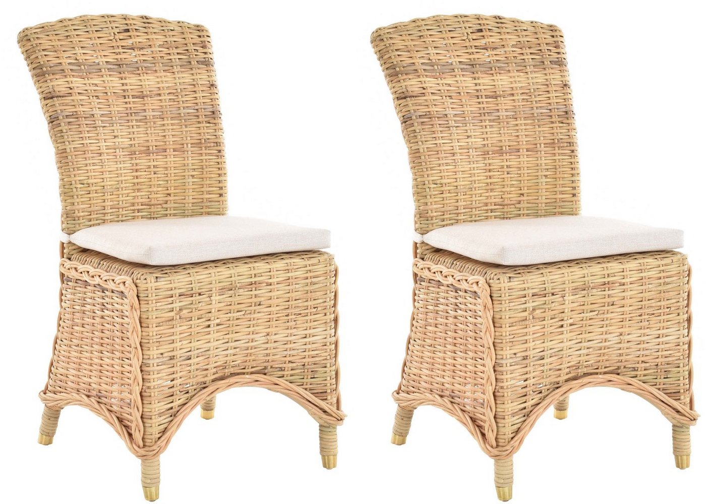 Krines Home Esszimmerstuhl 2er Set Esszimmersessel Rattan Esszimmerstuhl Rattanstuhl Korb-Stuhl Krines Home Esszimmerstuhl 2er Set Esszimmersessel Rattan Esszimmerstuhl Rattanstuhl Korb-Stuhl von Krines Home