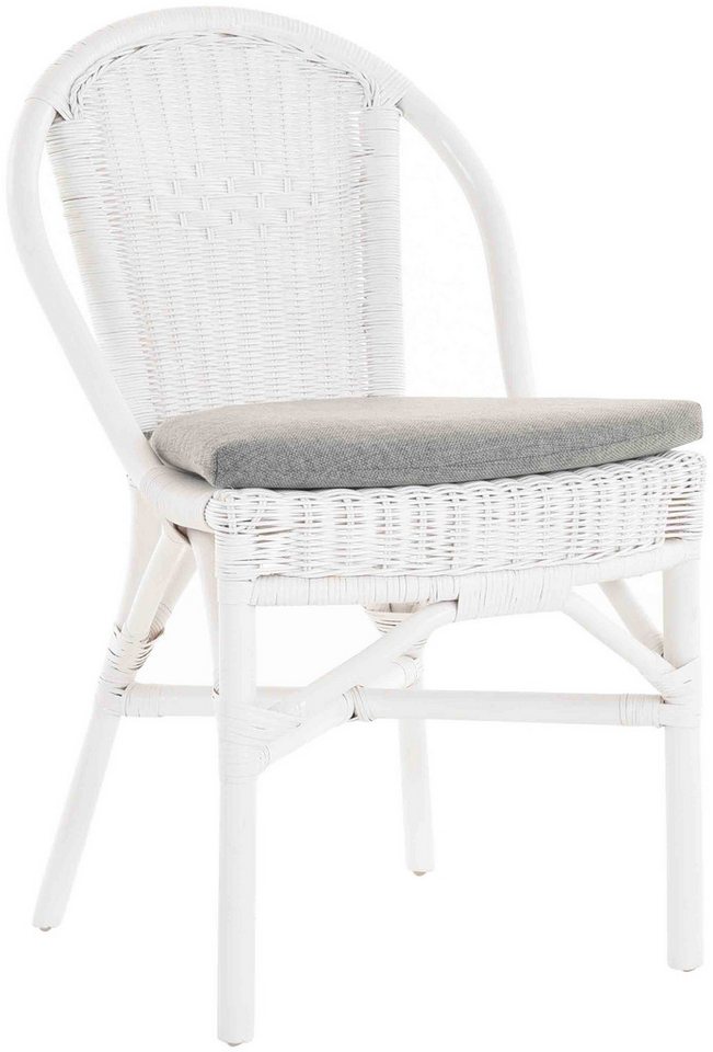 Krines Home Küchenstuhl Esszimmerstuhl Klassik Korb Esszimmer Stuhl Korbstuhl Natur Rattan, Küchenstuhl von Krines Home