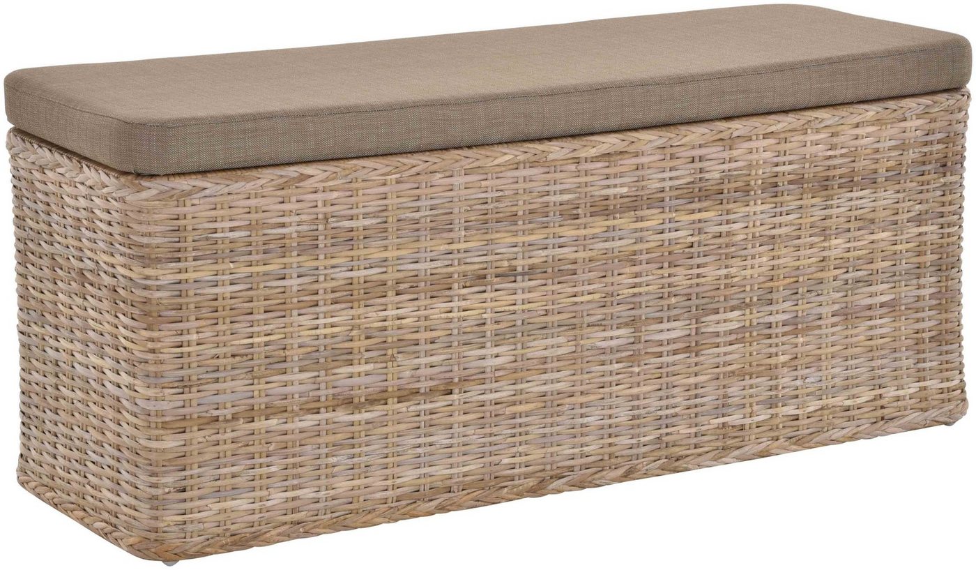 Krines Home Sitztruhe Breiter Rattan Wäschekorb 115cm mit Deckel Wäschetruhe XXL Sitzbank, schmal Flur Bank Sitzhocker Wäschesammler Sitz-Truhe Natur Rechteckig Krines Home Sitztruhe Breiter Rattan Wäschekorb 115cm mit Deckel Wäschetruhe XXL Sitzbank, schmal Flur Bank Sitzhocker Wäschesammler Sitz-Truhe Natur Rechteckig von Krines Home