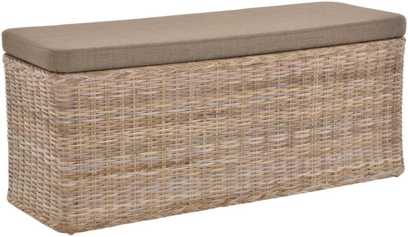 Krines Home Sitztruhe Breiter Rattan Wäschekorb 115cm mit Deckel Wäschetruhe XXL Sitzbank, schmal Flur Bank Sitzhocker Wäschesammler Sitz-Truhe Natur Rechteckig Krines Home Sitztruhe Breiter Rattan Wäschekorb 115cm mit Deckel Wäschetruhe XXL Sitzbank, schmal Flur Bank Sitzhocker Wäschesammler Sitz-Truhe Natur Rechteckig von Krines Home