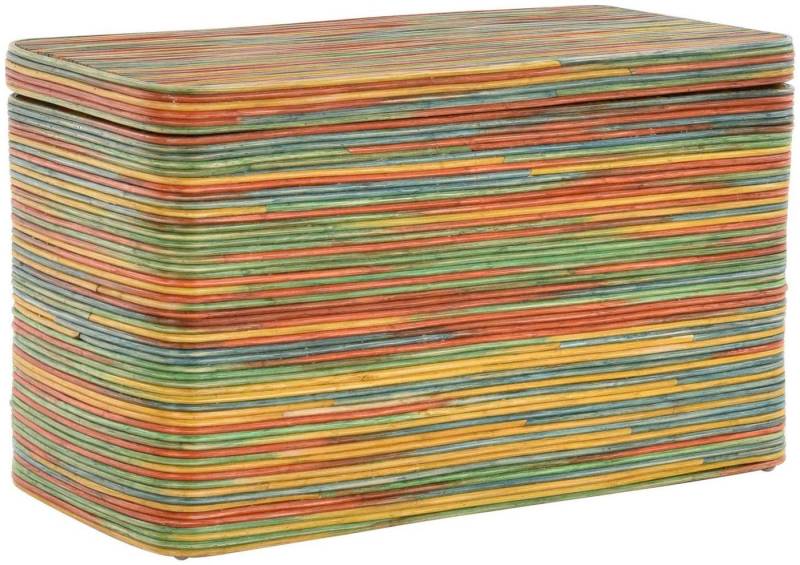 Krines Home Wäschetruhe Rattan Wäschekorb Wäschetruhe Deckel Truhe mit Inlett 80x40x47, mit Inlett Krines Home Wäschetruhe Rattan Wäschekorb Wäschetruhe Deckel Truhe mit Inlett 80x40x47, mit Inlett von Krines Home