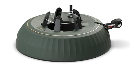 KRINNER® X-Series Deluxe Christbaumständer X-440 Deluxe Weihnachtsbaumständer NEU inkl. Fußpedal mit Sicherungsglocke und 11,0 Liter Wassertank für Baumhöhe bis 4,4m Made IN Germany 94355 von Krinner