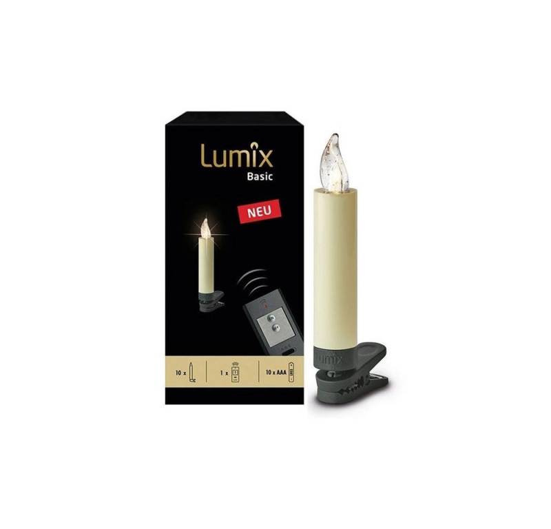 Krinner LED-Kerze Lumix Basic Mini 10er von Krinner