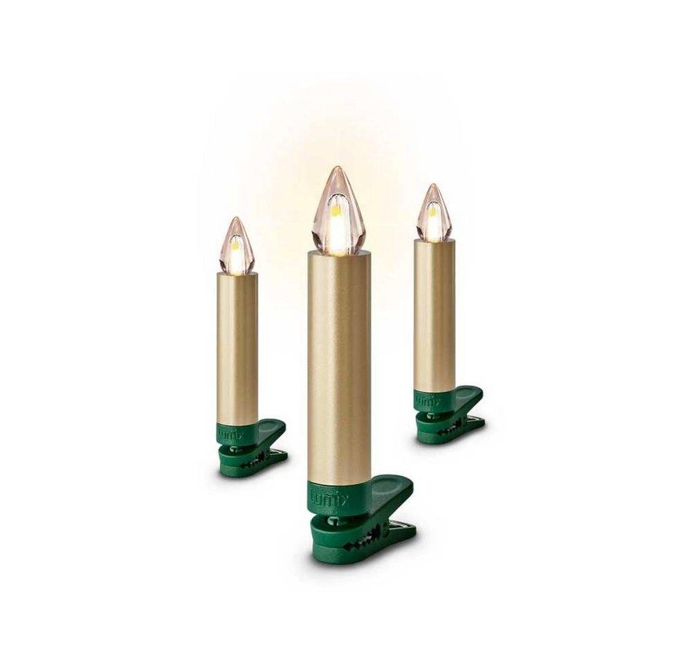 Krinner LED-Kerze Lumix SuperLight Flame 12er von Krinner