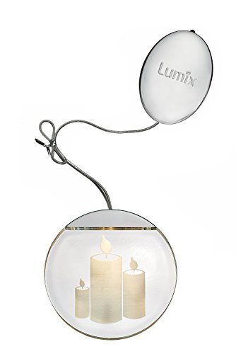 Lumix® LED Deco Light Kerzen inkl. Batterien Acrylglas Warmweiß Weihnachtsdekoration Christbaum Fenster 10 cm 76102 von Lumix