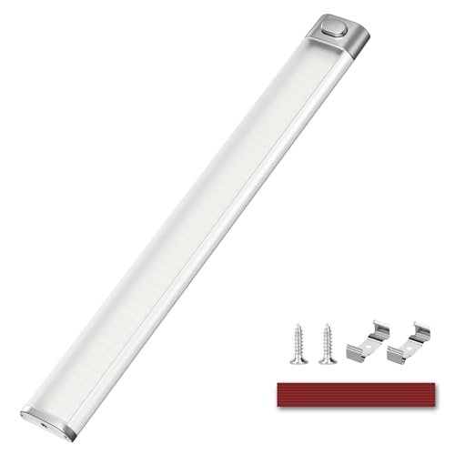 Kriogor 120 LED Innenbeleuchtung, 12V Leiste 1600LM 6W Led Lampe Wohnmobil mit Schalter, 30CM 6000K KFZ Beleuchtung Leiste für Auto Van Bus Caravan Boot Küche LKW Universal von Kriogor
