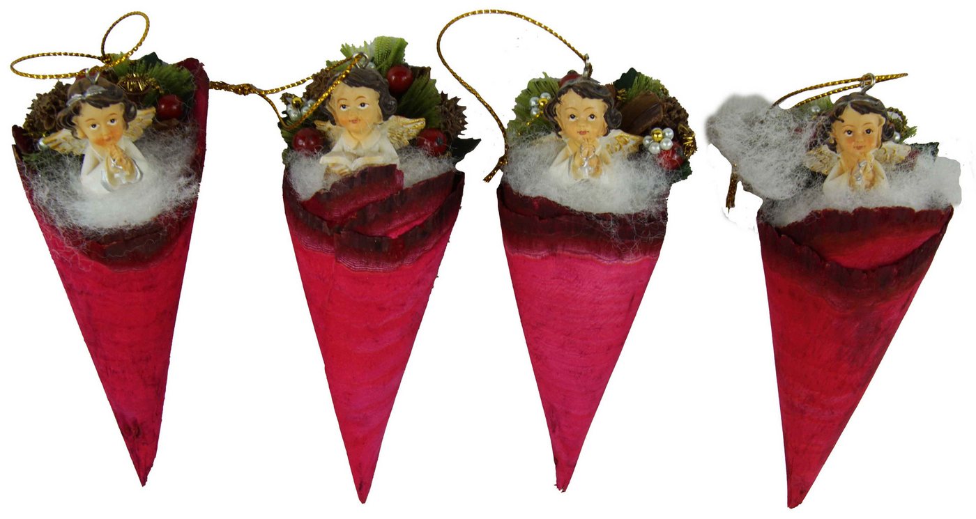 Krippenursel Christbaumschmuck 4er Set Weihnachtsaufhänger (4-tlg) von Krippenursel
