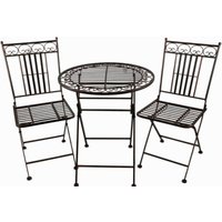 Tischset Culta Aus Metall Klappbar 3-Tlg. - Gartenmöbel Sitzgarnitur Tischset Culta Aus Metall Klappbar 3-Tlg. - Gartenmöbel Sitzgarnitur von Krippenursel