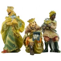 stilvolle Krippenfiguren Heilige Drei Könige 3-Tlg., Ca. 11 cm, K 001-02 von Krippenursel