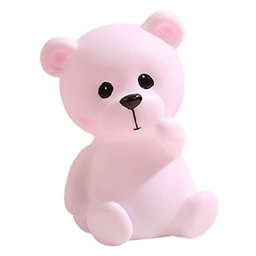 Kripyery Schreibtischlampe Bären Nachtlicht süße Cartoon Desktop Lampe Low-Power-Verbrauch für zu Hause Weiß von Kripyery