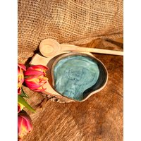 Ocean Waves Löffelablage Kochen Utensilien Löffel Kochlöffel Ablage Teller Grün Blau Küche Tisch Herd Ocean Waves Löffelablage Kochen Utensilien Löffel Kochlöffel Ablage Teller Grün Blau Küche Tisch Herd von KrisXKeramik