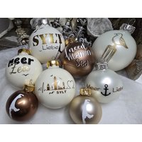 Weihnachtskugelset + Meer Sylt Ankerplatz = Set 1 Bis 3 von KrissisBastelstore