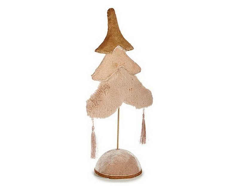 Krist+ Dekoobjekt Weihnachtsbaum Polar Beige Golden Holz Polyester 12 x 43 x 22 cm Krist+ Dekoobjekt Weihnachtsbaum Polar Beige Golden Holz Polyester 12 x 43 x 22 cm von Krist+