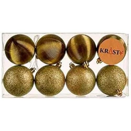 Krist+ Weihnachtskugel-Set, Mehrfarbig, Standard von Krist+