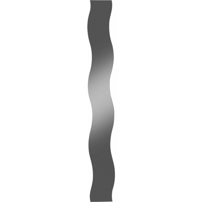 Spiegel in Wellenform Wave2 20 cm x 150 cm von Kristall-Form