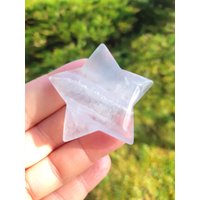 Fluorit Stern C | Edelstein Kristall Schnitzerei Carving Heilstein Kristallstern Edelsteinstern Lavendelfluorit Fluoritstern Pastell von KristallLiebeCo