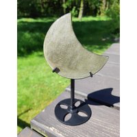 Goldschein Obsidian Mond Auf Ständer G Edelstein Kristall Schnitzerei Carving Kristallmond Edelsteinmond Goldobsidian Goldscheinobsidian von KristallLiebeCo