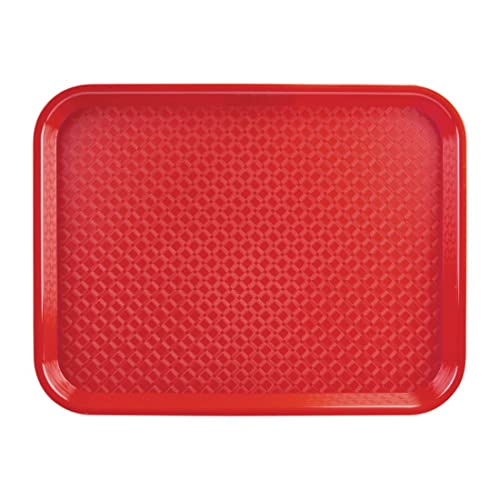 Olympia Kristallon polypropyleen dienblad rood 34,5x26,5cm von Olympia